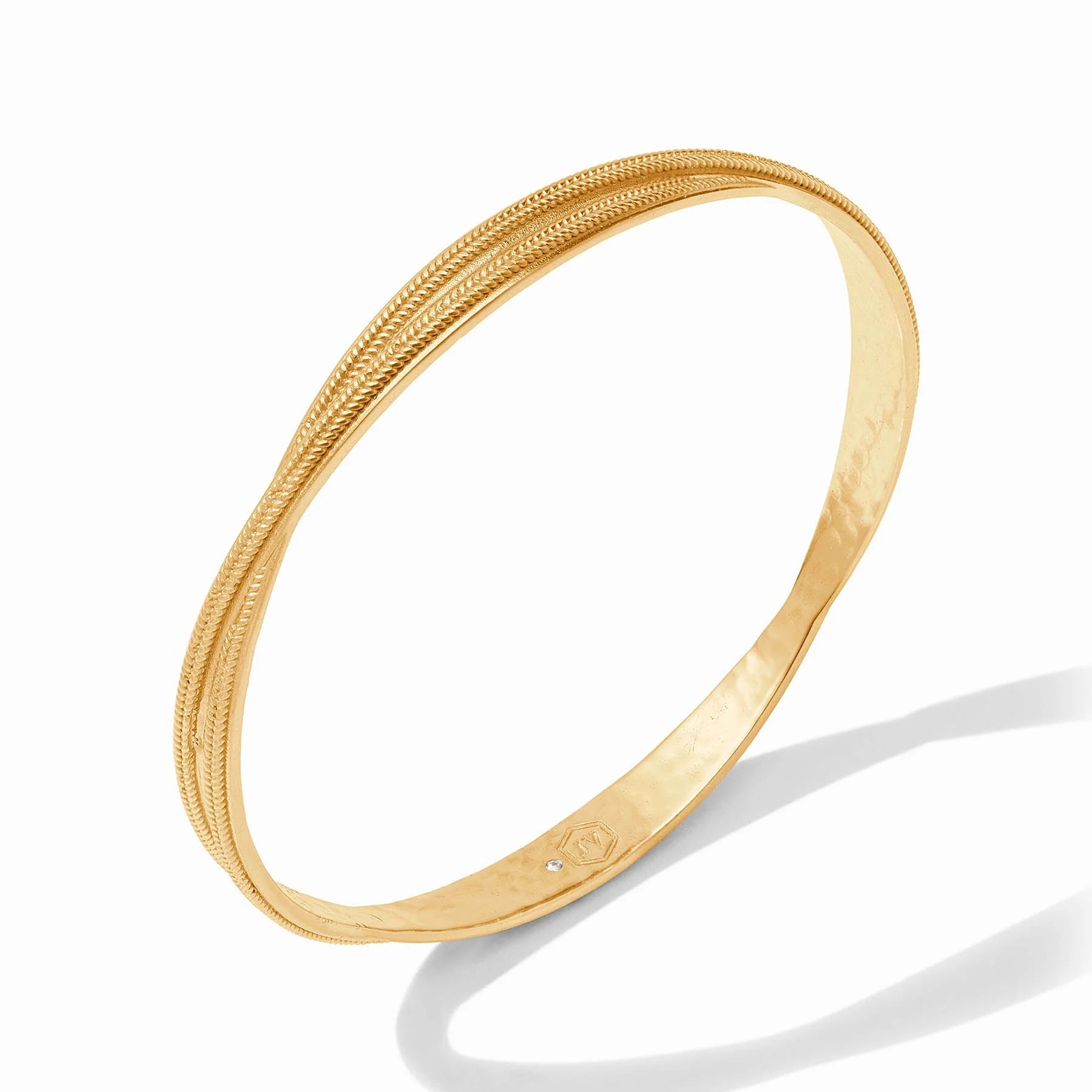 Cheval Twist Bangle, Gold