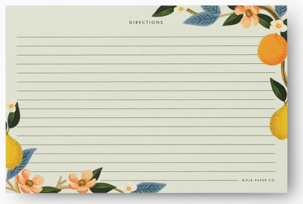 Recipe Cards - Citrus Grove