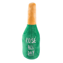 Load image into Gallery viewer, Woof Clicquot Rose&#39; Champagne Bottle Plush Toy