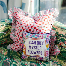 Load image into Gallery viewer, Flowers Needlepoint Pillow