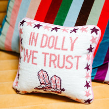 Load image into Gallery viewer, Trust Dolly Needlepoint Pillow