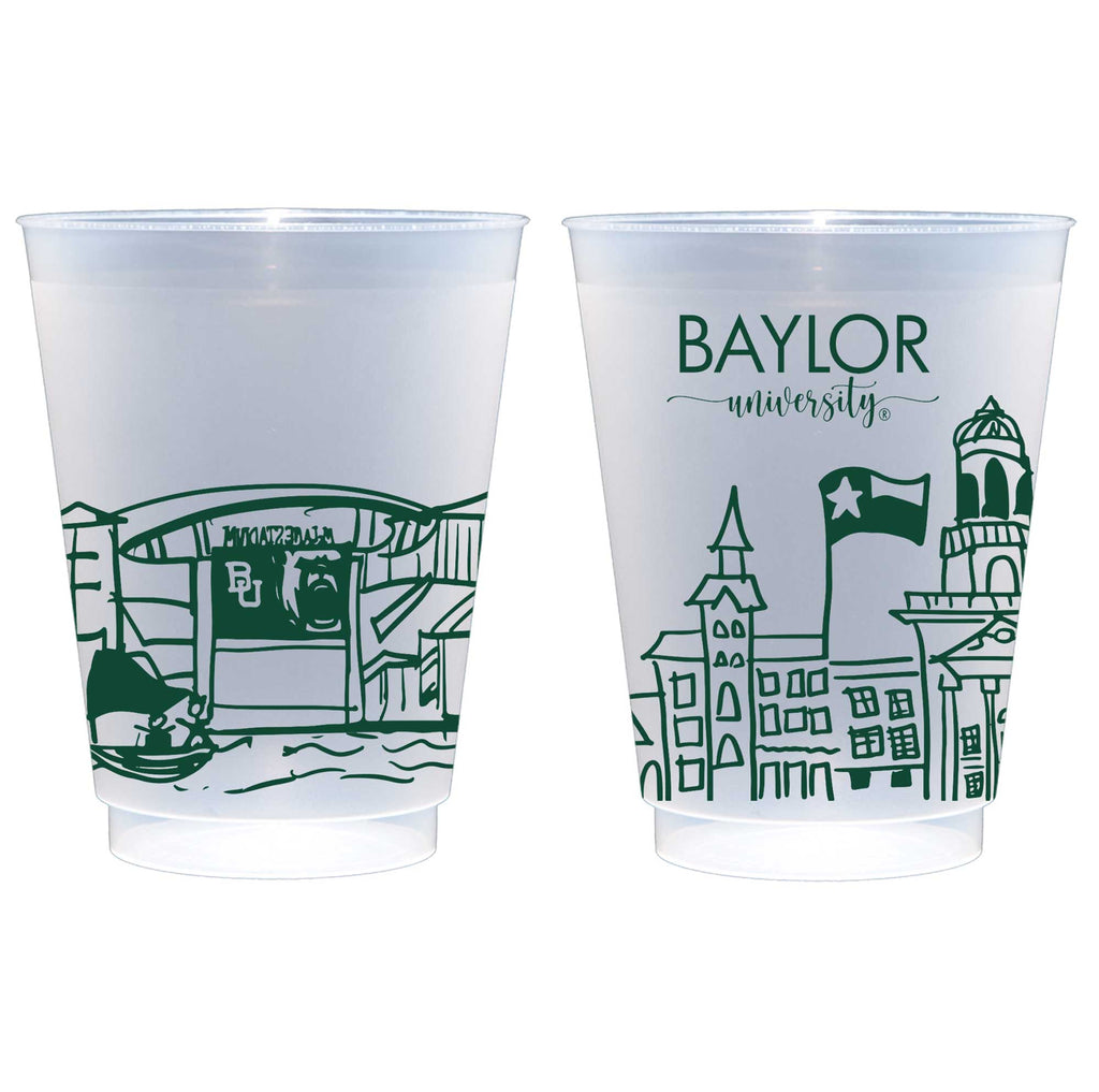 Shatterproof Cup 10 Pack {Baylor University Skyline-Waco}