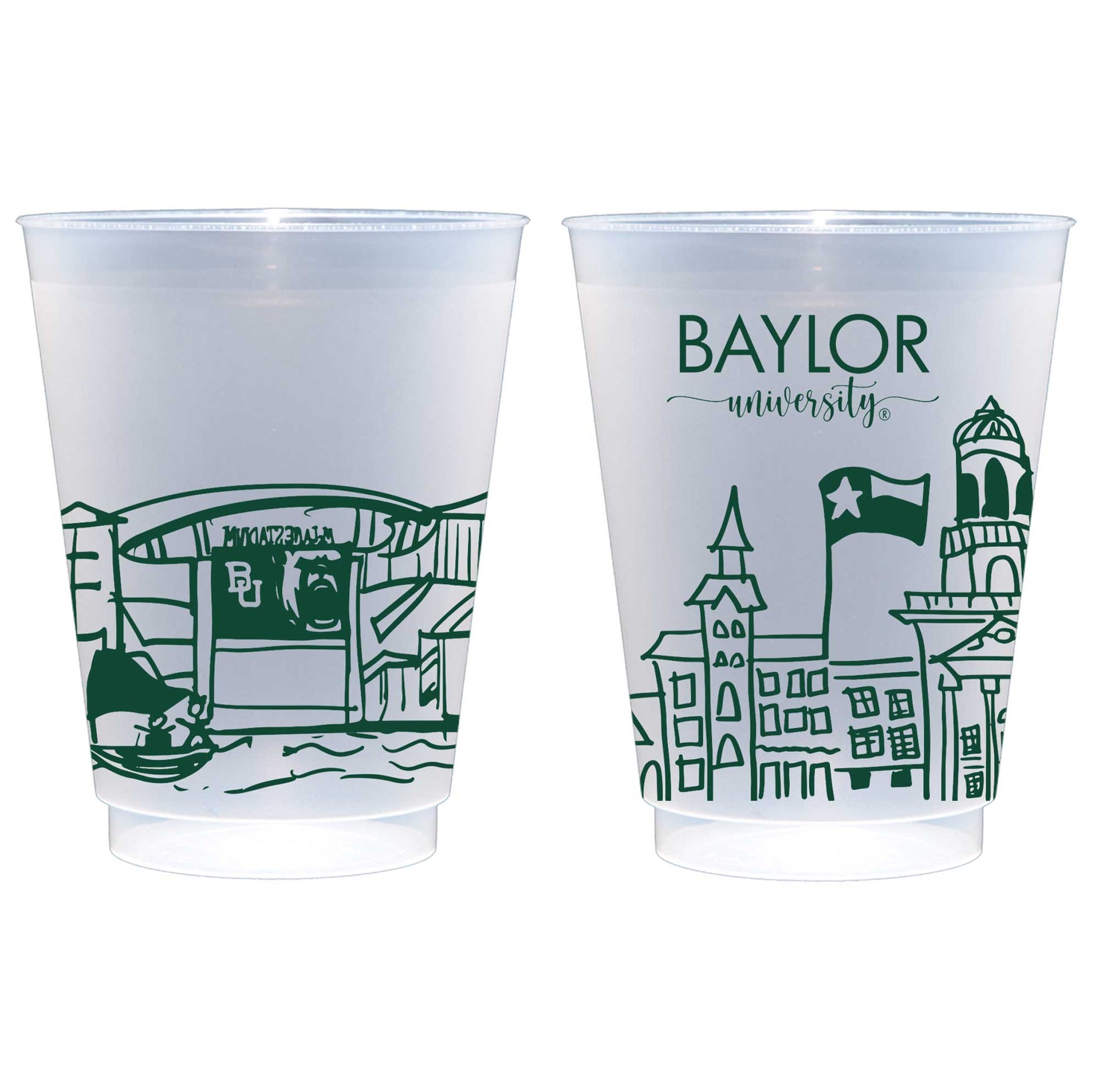 Shatterproof Cup 10 Pack {Baylor University Skyline-Waco}