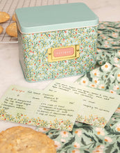 Load image into Gallery viewer, Strawberry Meadow Tin Recipe Box