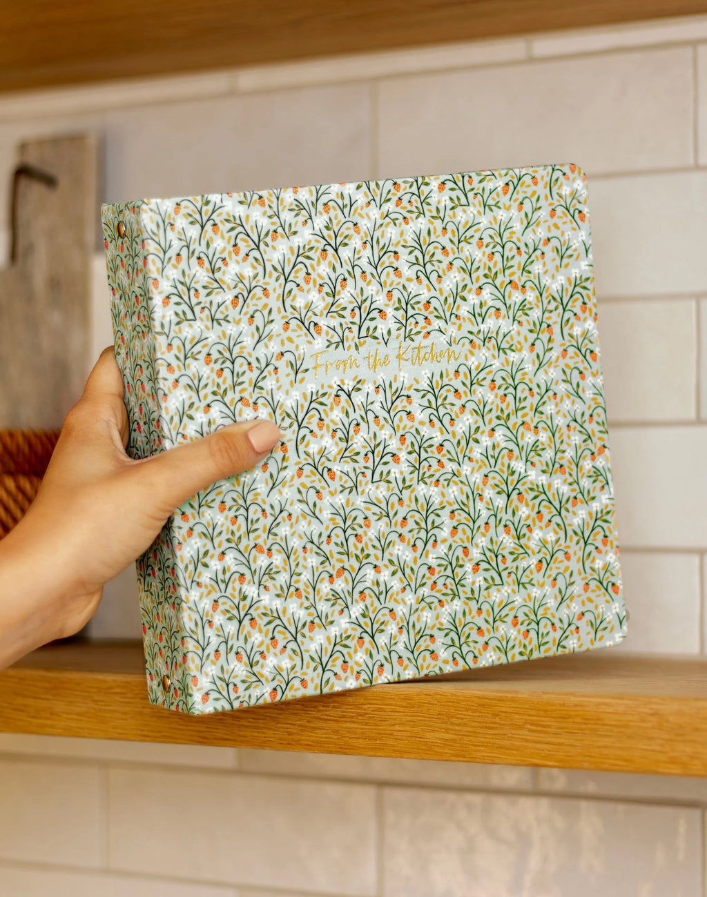 Strawberry Meadow Petite Recipe Binder