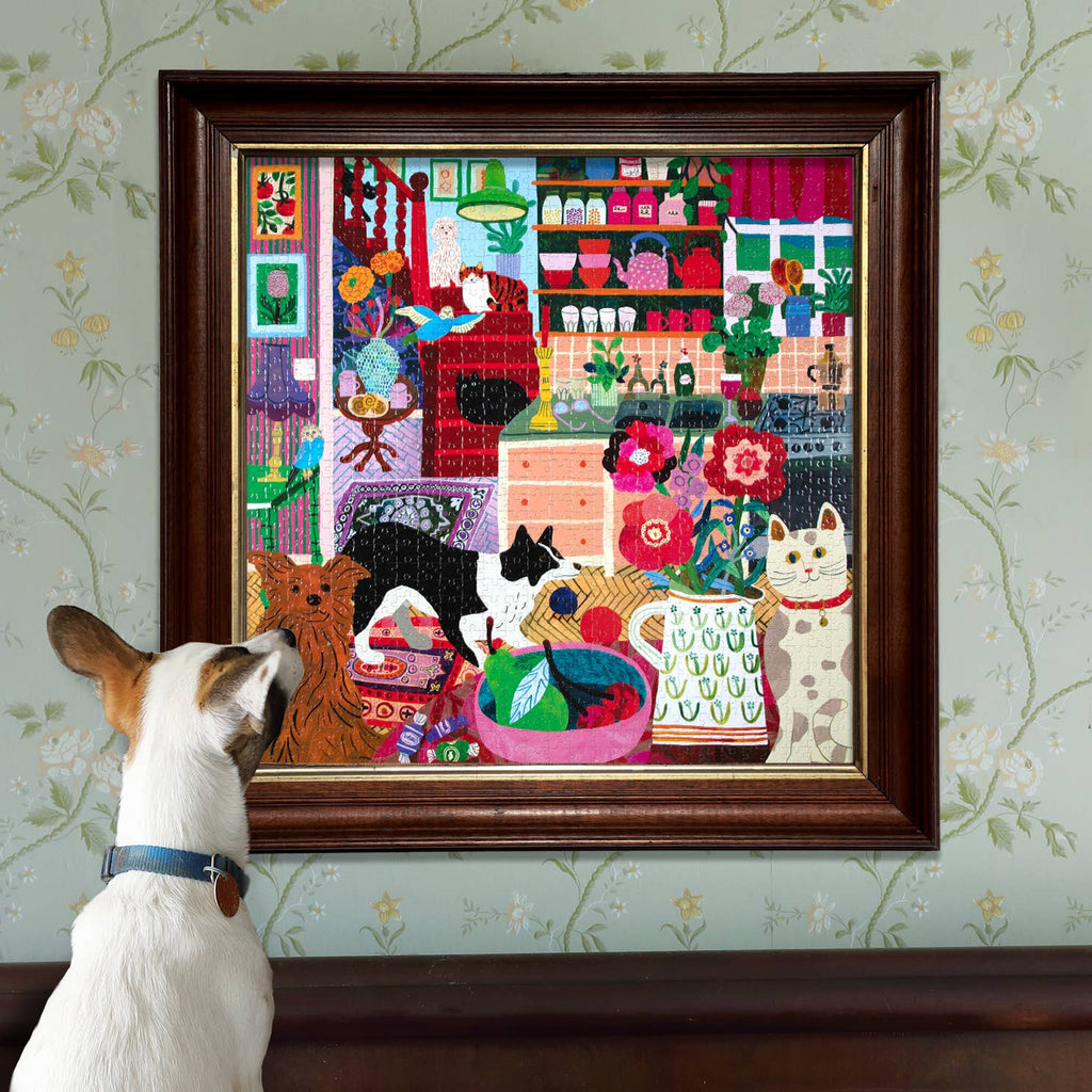Pets in the Kitchen 1000 Sq Puzzle