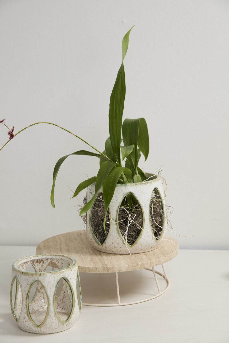 Minka Orchid Pot