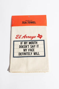 Tea Towel - My Face