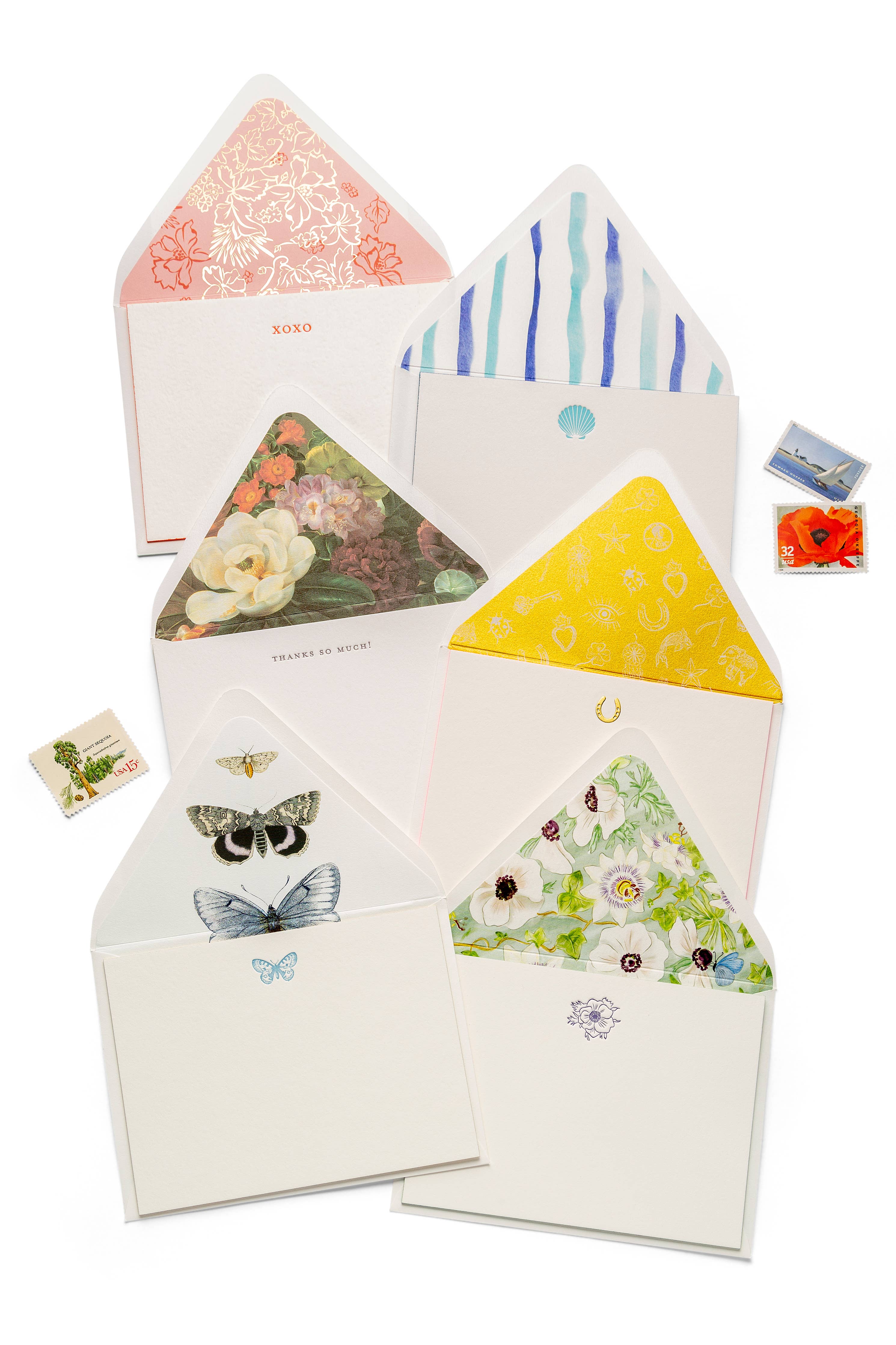 Anemone Flower | Fancy Pants Letterpress Flat Notecards