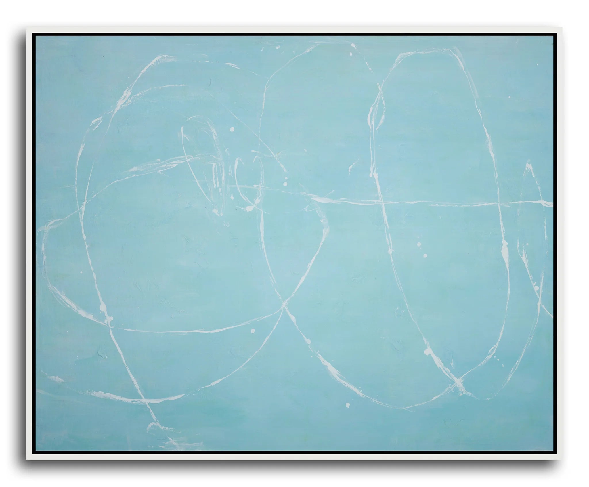 Whispers with Laguna White With Frame