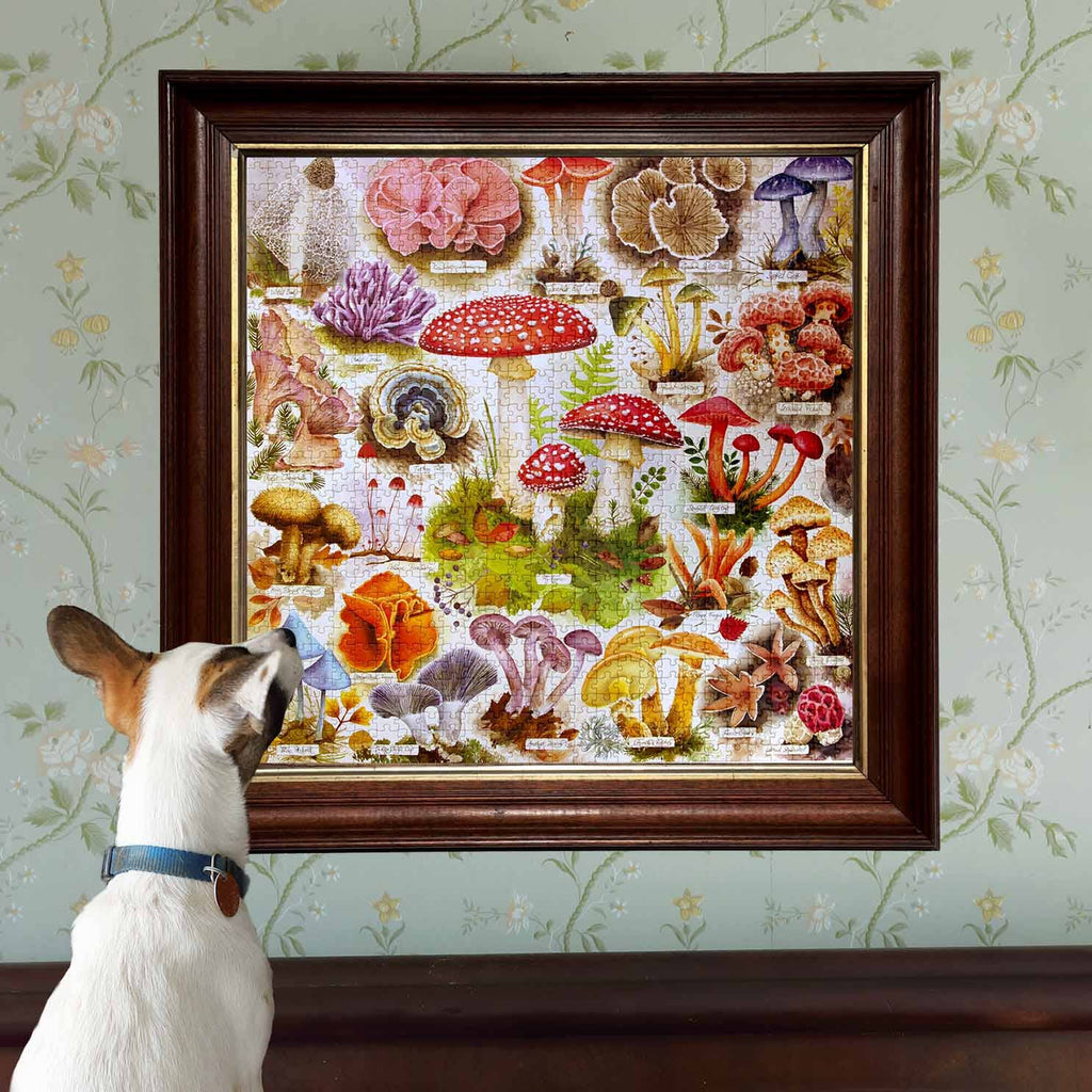 Bountiful Mushrooms 1000 Piece Puzzle