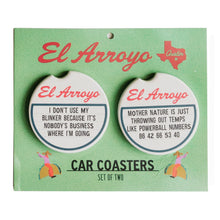 Load image into Gallery viewer, El Arroyo Car Coasters