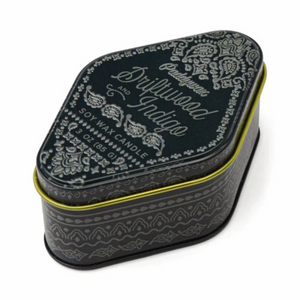 Navy Bandana Patterned Candle Tin