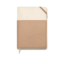 Load image into Gallery viewer, Vegan Leather Pocket Journal - Ivory + Oat Milk