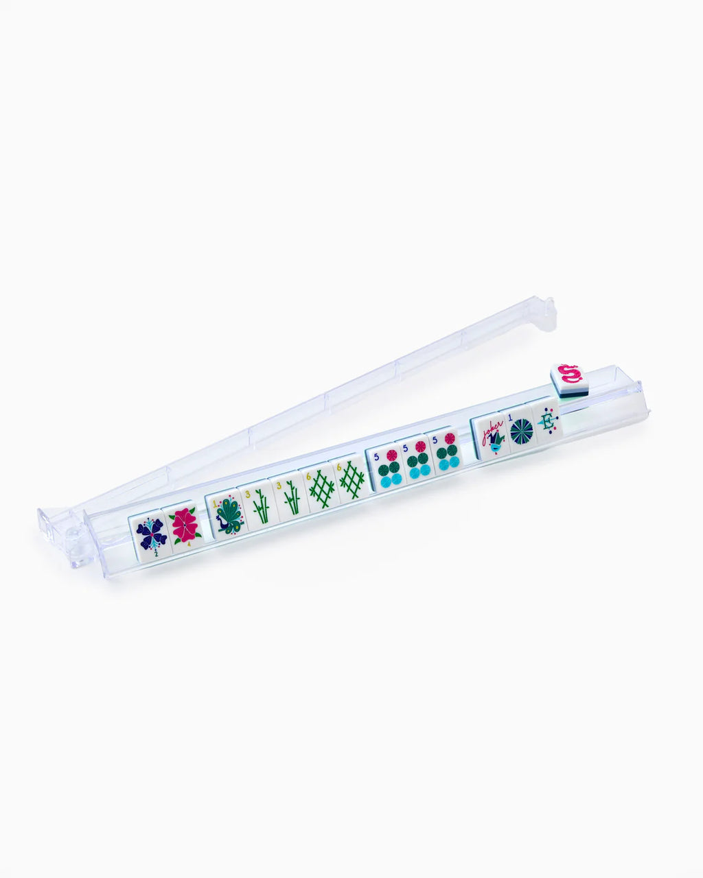 Mahjong Clear Acrylic Rack and Pusher Set
