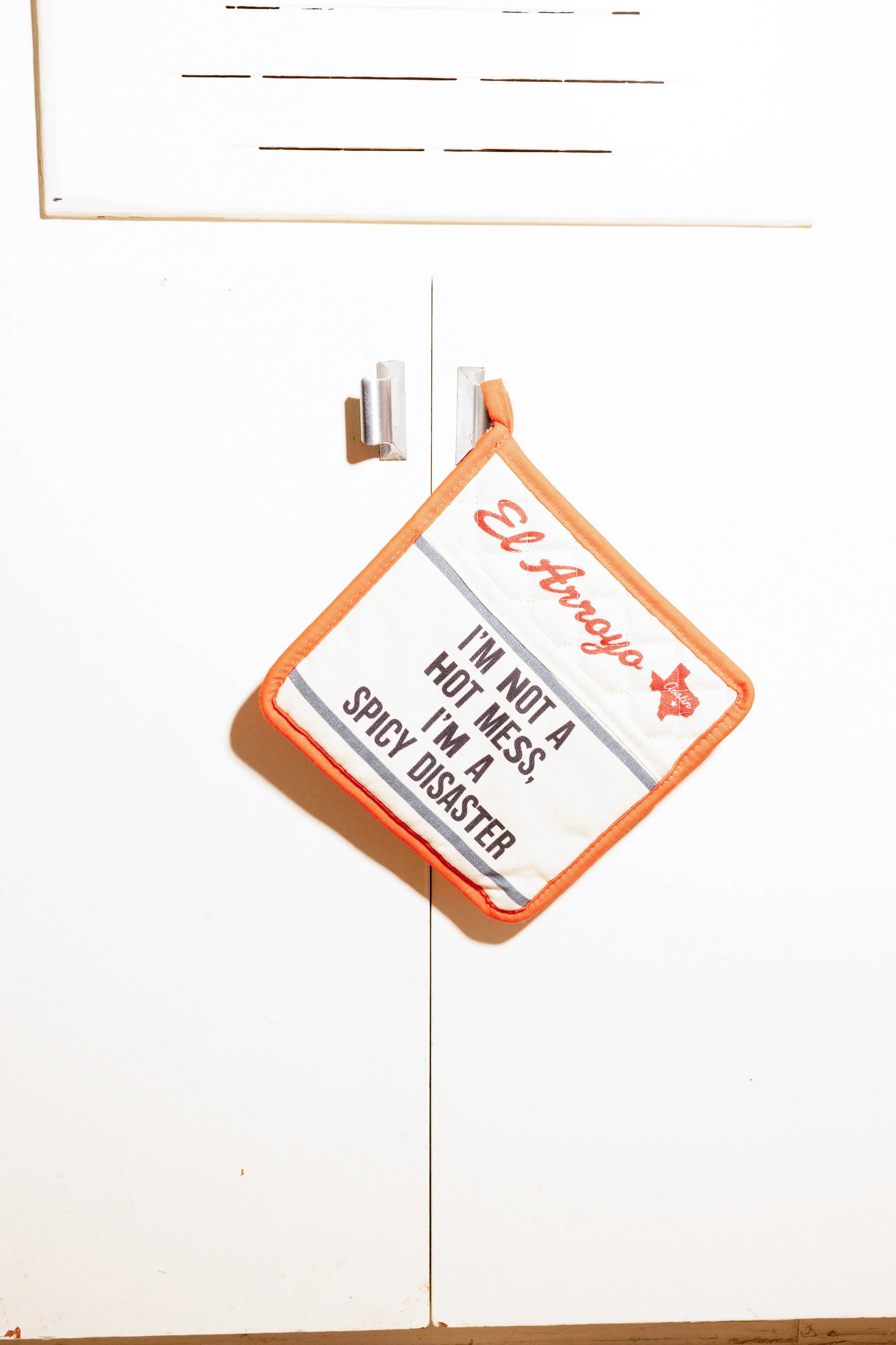 Marquee Pot Holders - Spicy Disaster