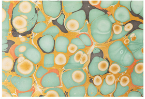 Seafoam & Gold Stone Marbled Placemat