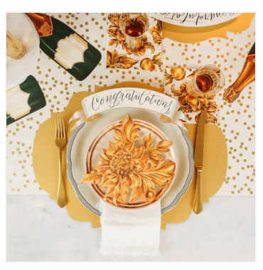 Gold Confetti Runner