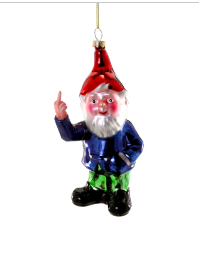 Naughty Gnome Ornament