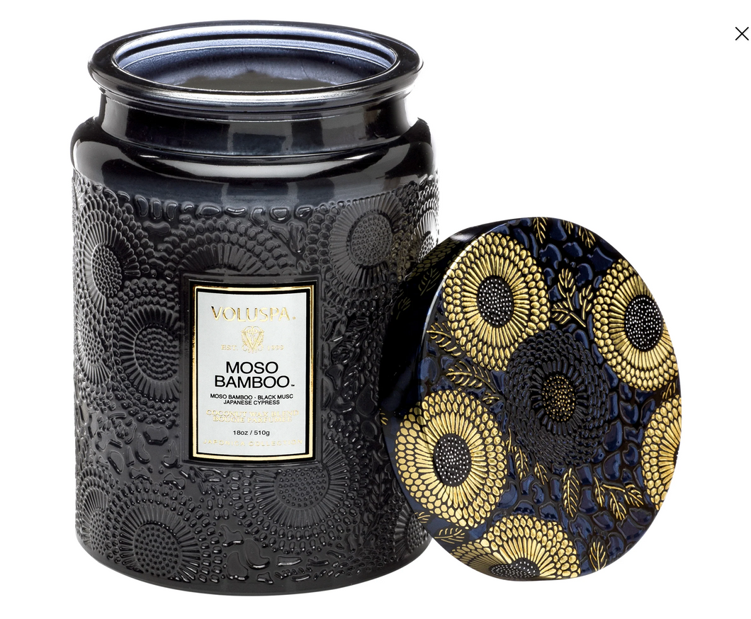 Moso Bamboo Large Jar Candle