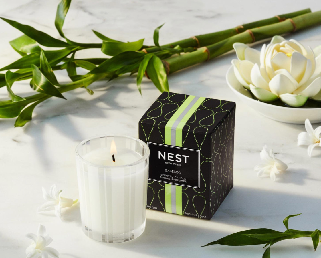 Nest Bamboo Votive Candle 2 oz.