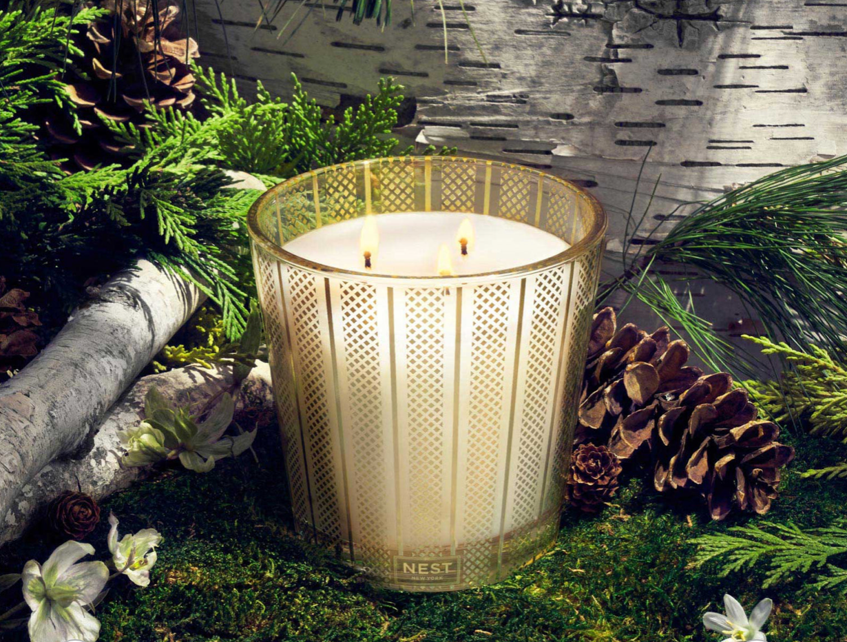 Nest Birchwood Pine 3-Wick Candle 21.1 oz.