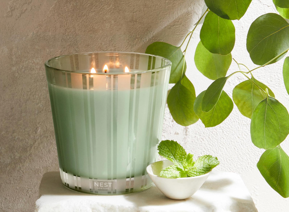 Nest Wild Mint & Eucalyptus 3-Wick Candle 21.1 oz.