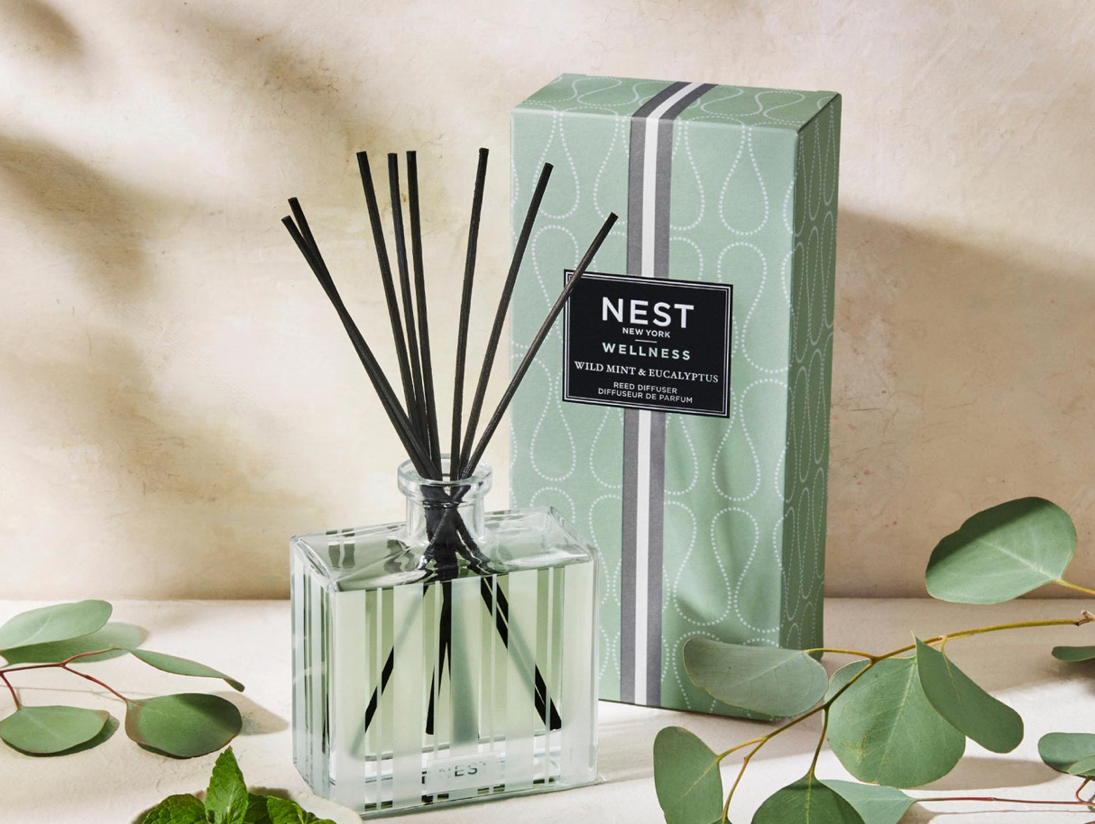 Nest Wild Mint & Eucalyptus Reed Diffuser 5.9 oz.