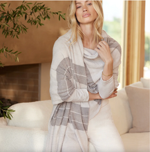 Load image into Gallery viewer, CozyChic® Stripe Blanket Scarf