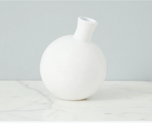 Load image into Gallery viewer, White Sphere Bud Vase
