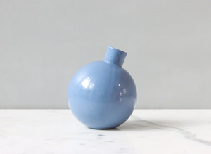 Denim Blue Sphere Vase