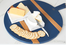 Load image into Gallery viewer, Navy Round Charcuterie Board