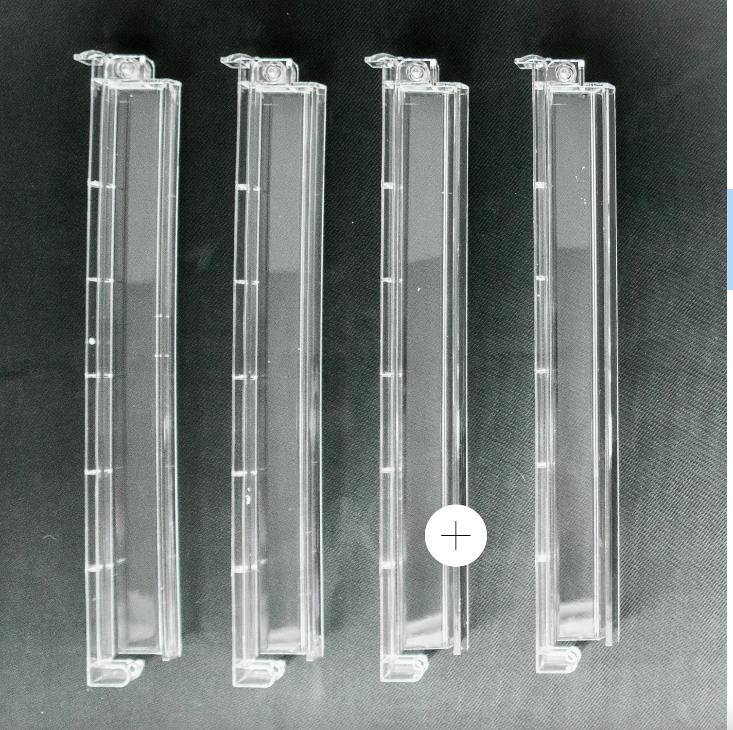 Mahjong Clear Acrylic Rack and Pusher Set