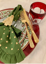 Load image into Gallery viewer, Set of 4 Acrylic Christmas Tree Napkin Rings