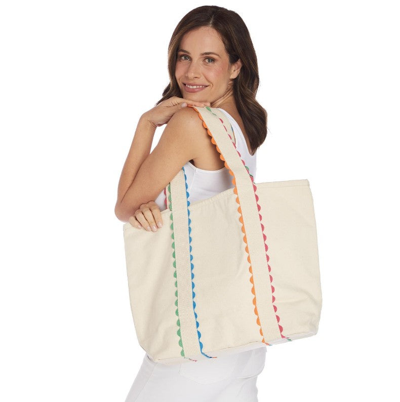 Colorful Ric Rac Tote - Thumbnail 2