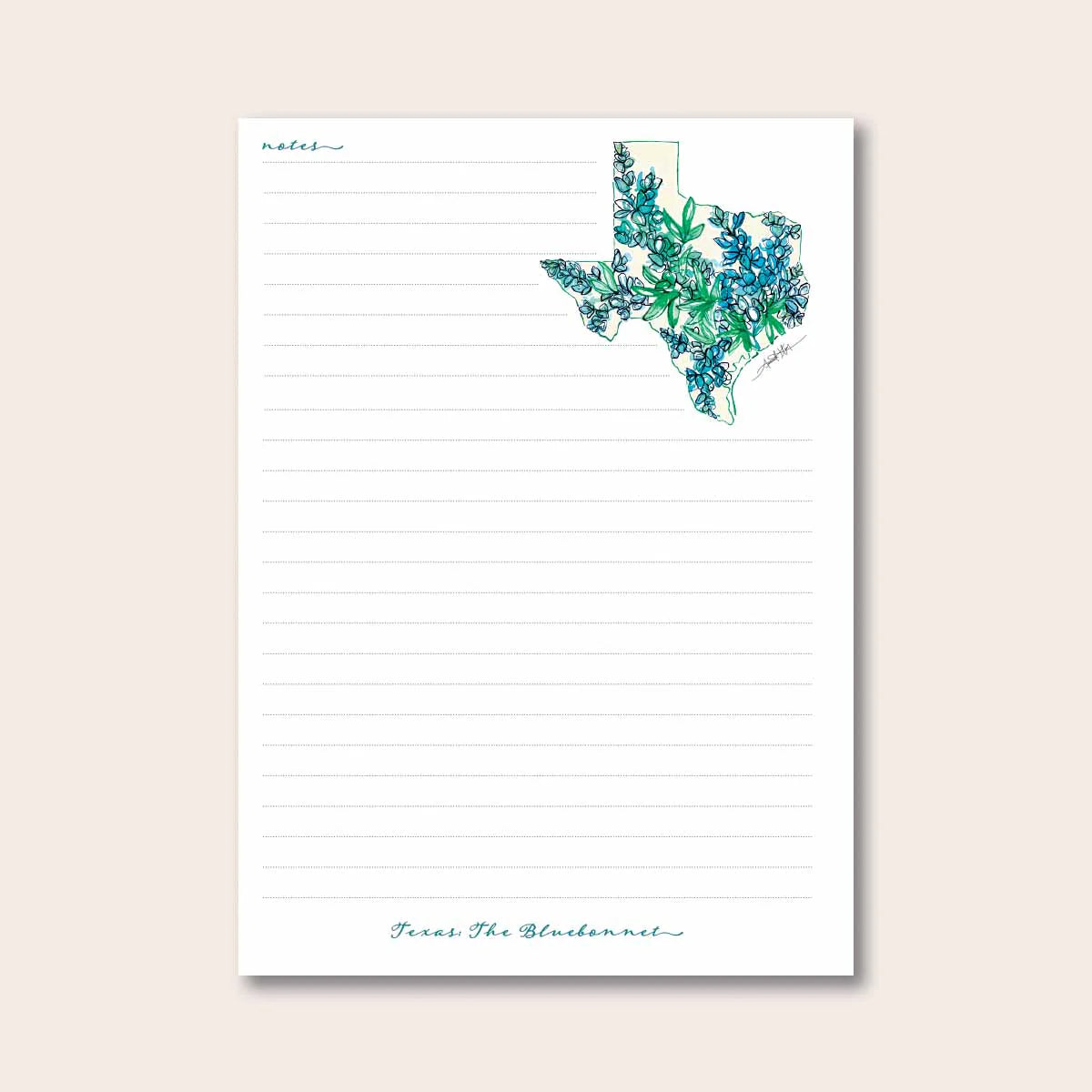 Texas Desk Notepad