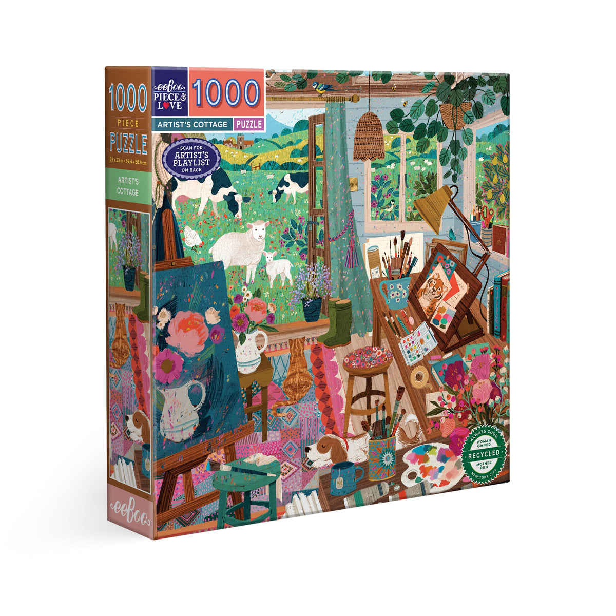 Artist s Cottage 1000 Sq Puzzle Walton s Garden Center artist-s-cottage-1000-sq-puzzle-walton-s-garden-center