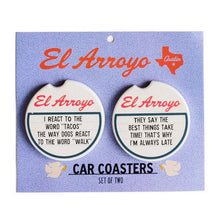 Load image into Gallery viewer, El Arroyo Car Coasters