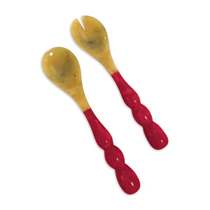 Oprah's Favorite Things RESIN Rio Bubble Salad Servers (Pink)