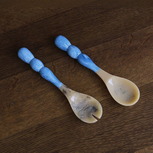 Oprah's Favorite Things RESIN Rio Bubble Salad Servers (Blue)