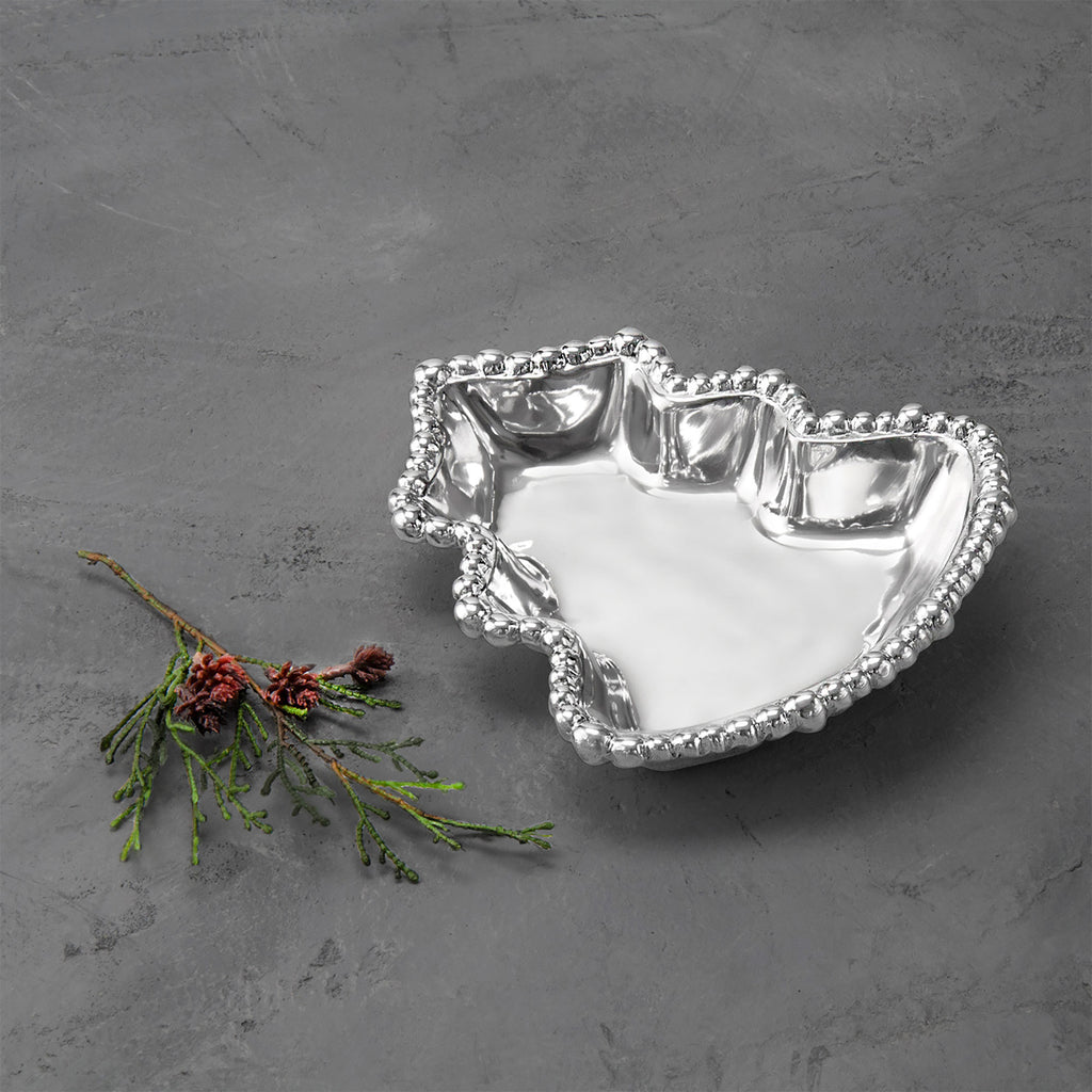 GIFTABLES Holiday Christmas Tree Mini Platter