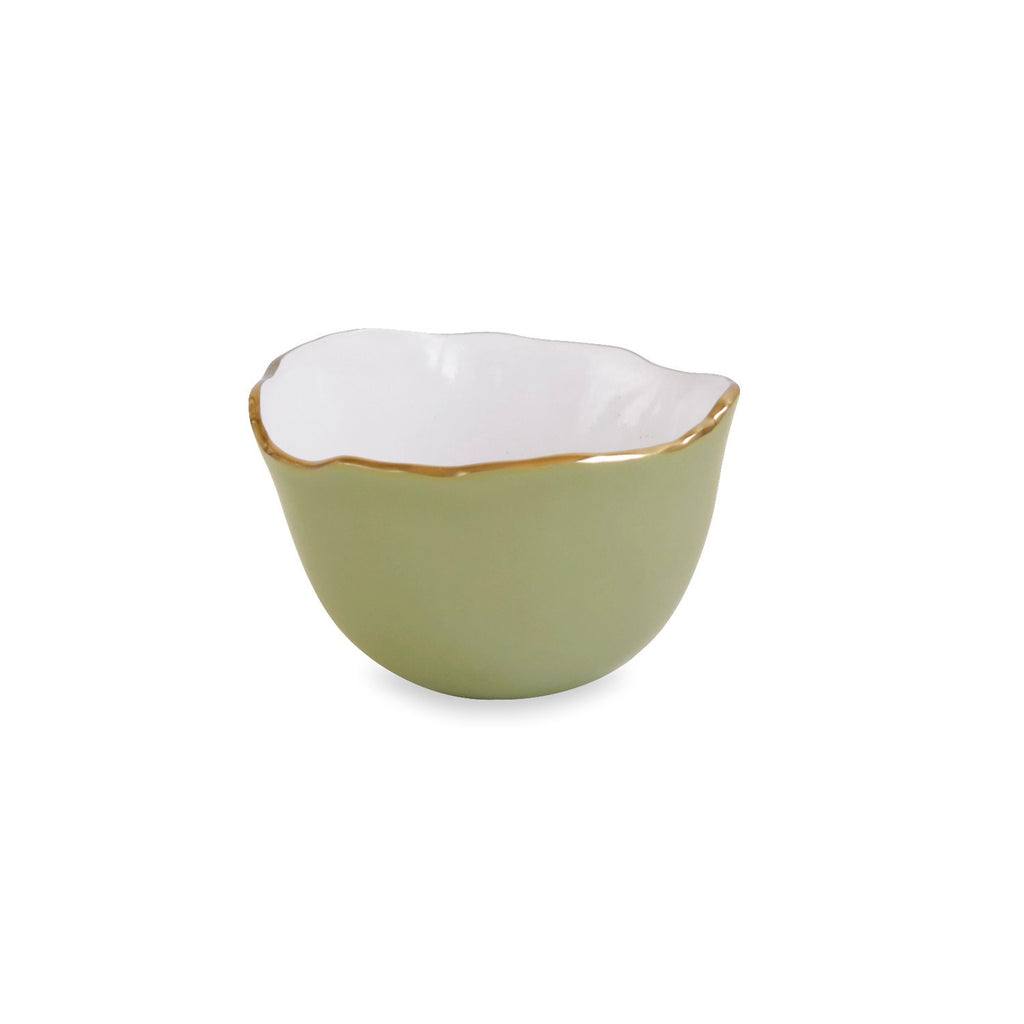 Encanto Osaka Small Bowl (Leaf Green and White)