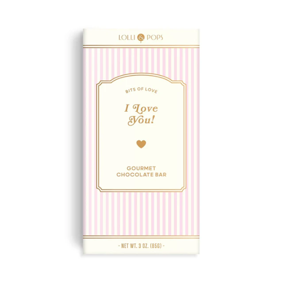 Love Chocolate Bar Card