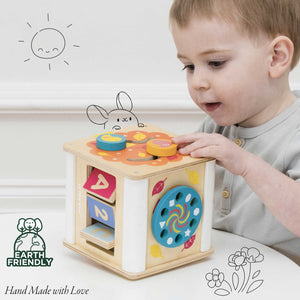 Activity Wooden Cube