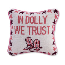 Load image into Gallery viewer, Trust Dolly Needlepoint Pillow