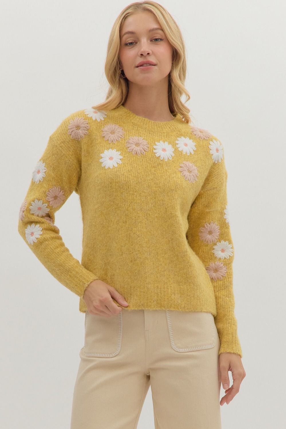 Floral Sweater