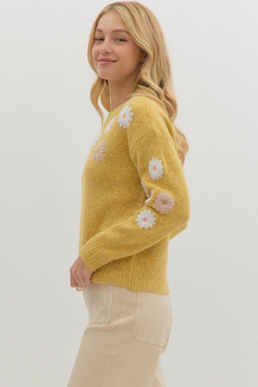 Floral Sweater