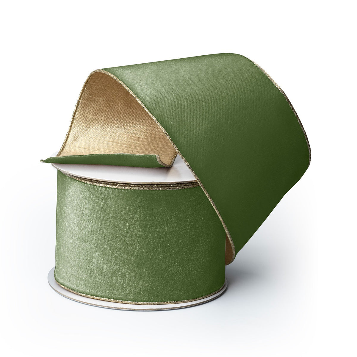 Sage Velvet Ribbon