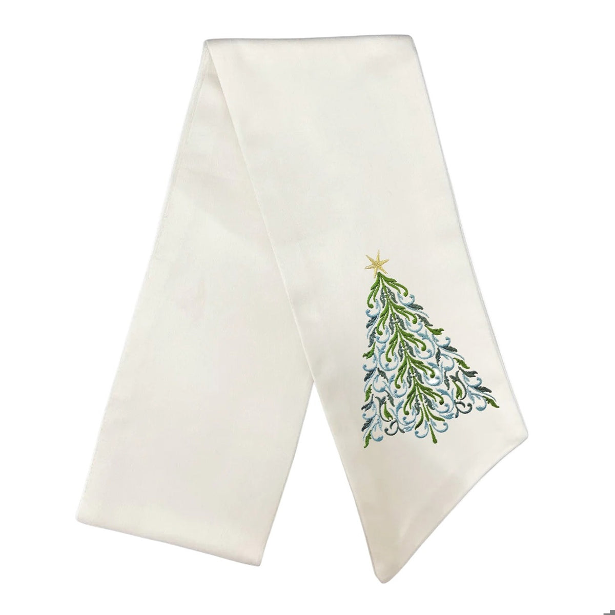 Christmas Tree Wreath Sash