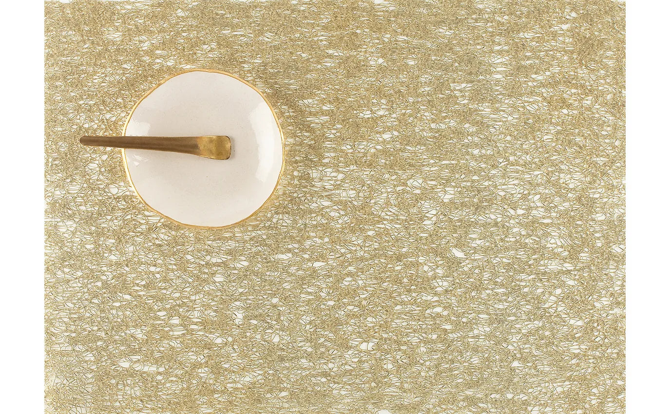 Metallic Lace Rectangle Placemats